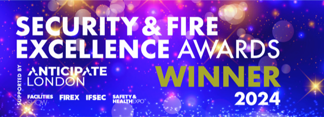 Winner of the Security Hardware Product Innovation of the Year at the Security and Fire Awards 2024