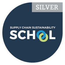 Supply chain sustainability school silver award